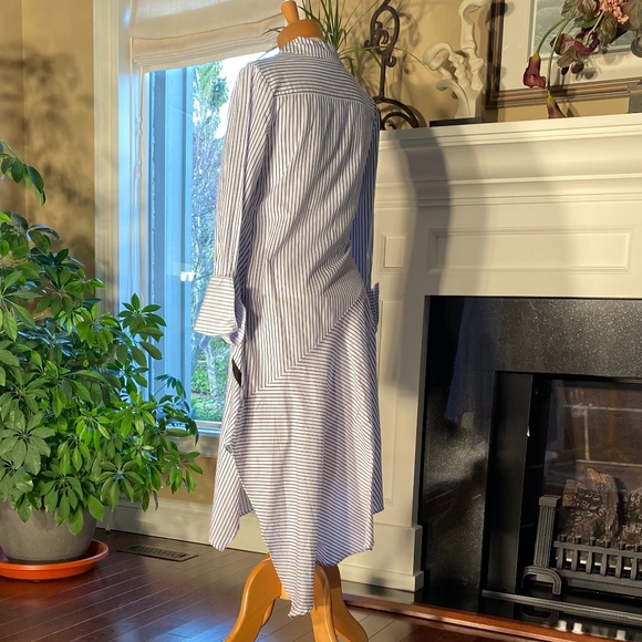 Marques’Almeida ASYMMETRIC STRIPE DRESS - Picture 7 of 14